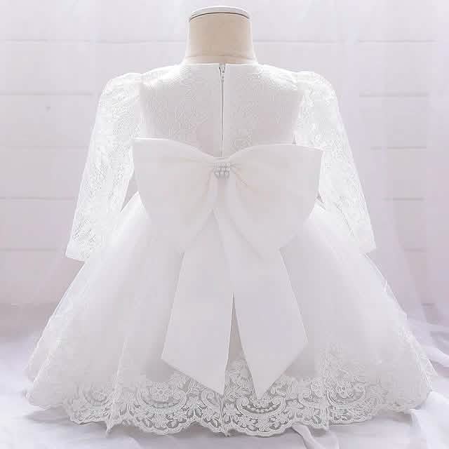 Baby Girls' Basic Christening Floral Dress