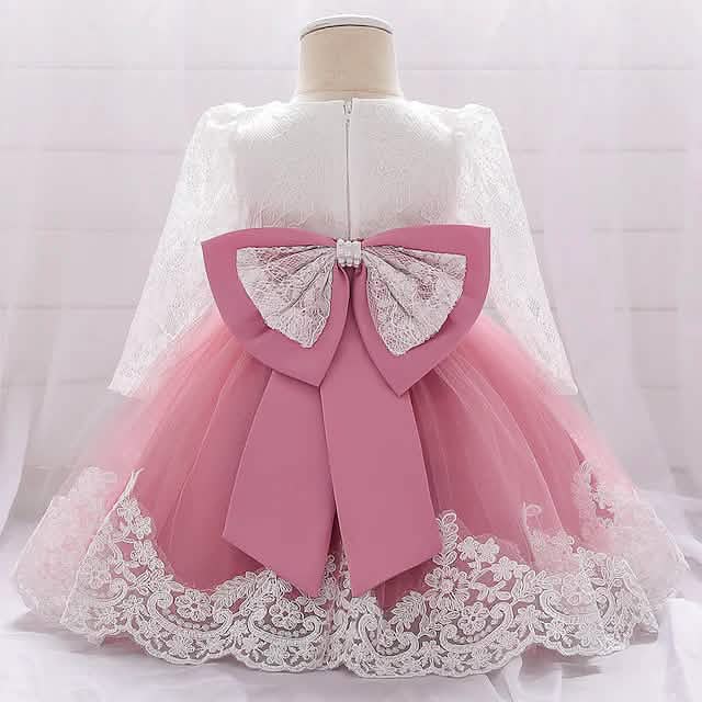 Baby Girls' Basic Christening Floral Dress