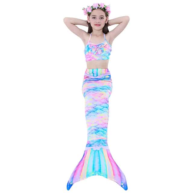 3-Piece: Girls Swimwear Bikini Set